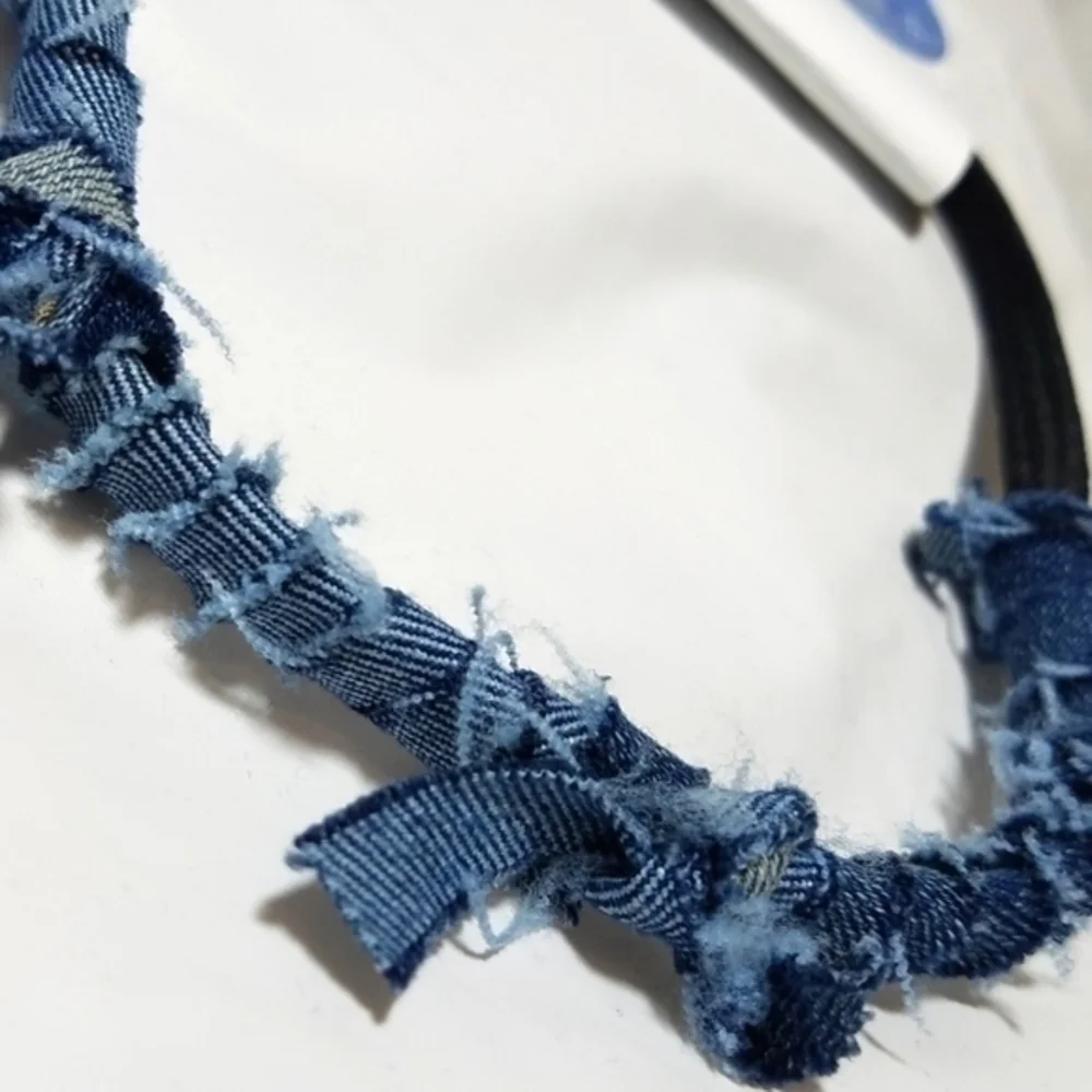 Tasty Raw Edge Denim HEADBANZ 